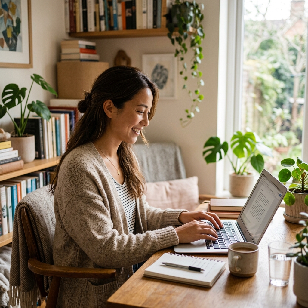 【時短】ChatGPTでブログ記事を書くプロンプトと構成テンプレートに関する全体的な概念を解説するイメージ画像