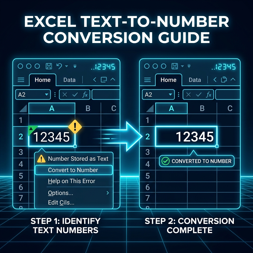 Excelのエラーインジケーターや区切り位置機能を使った数値一括変換の基本手順