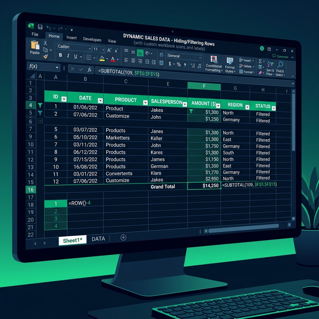 Excelでデータが入力されている行のみに自動的に連番を振るIF関数の組み合わせ手順