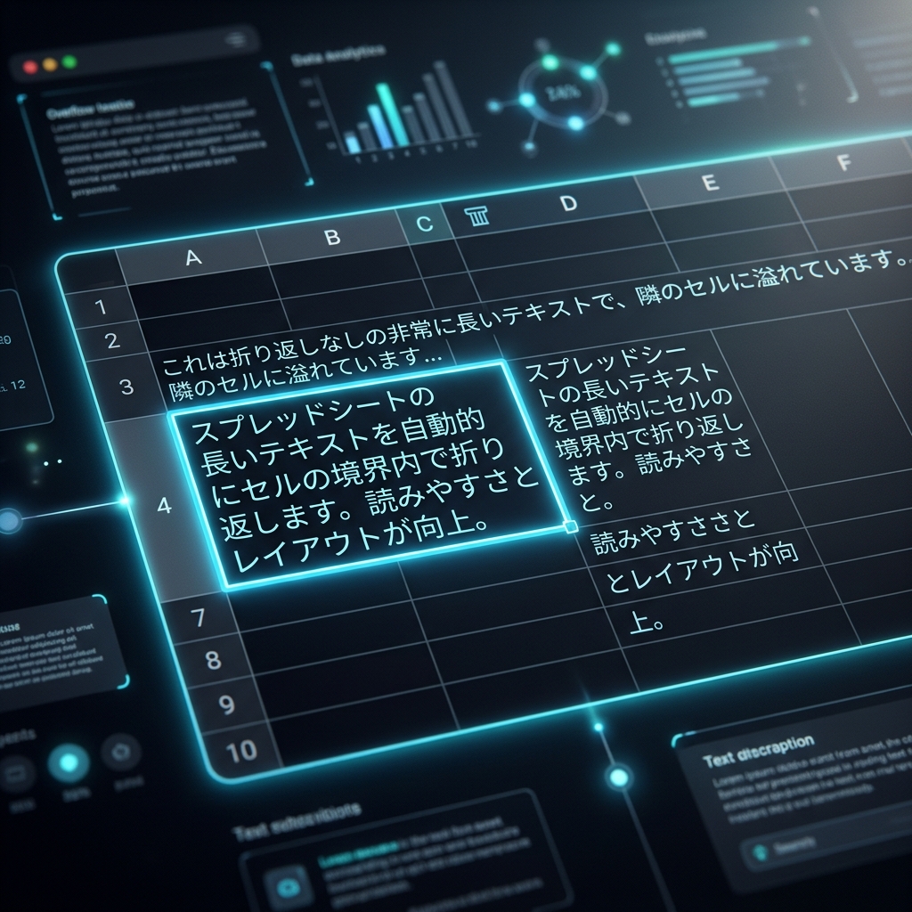 スプレッドシート 折り返し 結合セル エラー