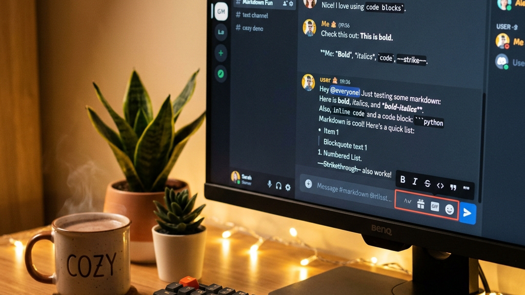 Discord 文字装飾 一覧 マークダウン